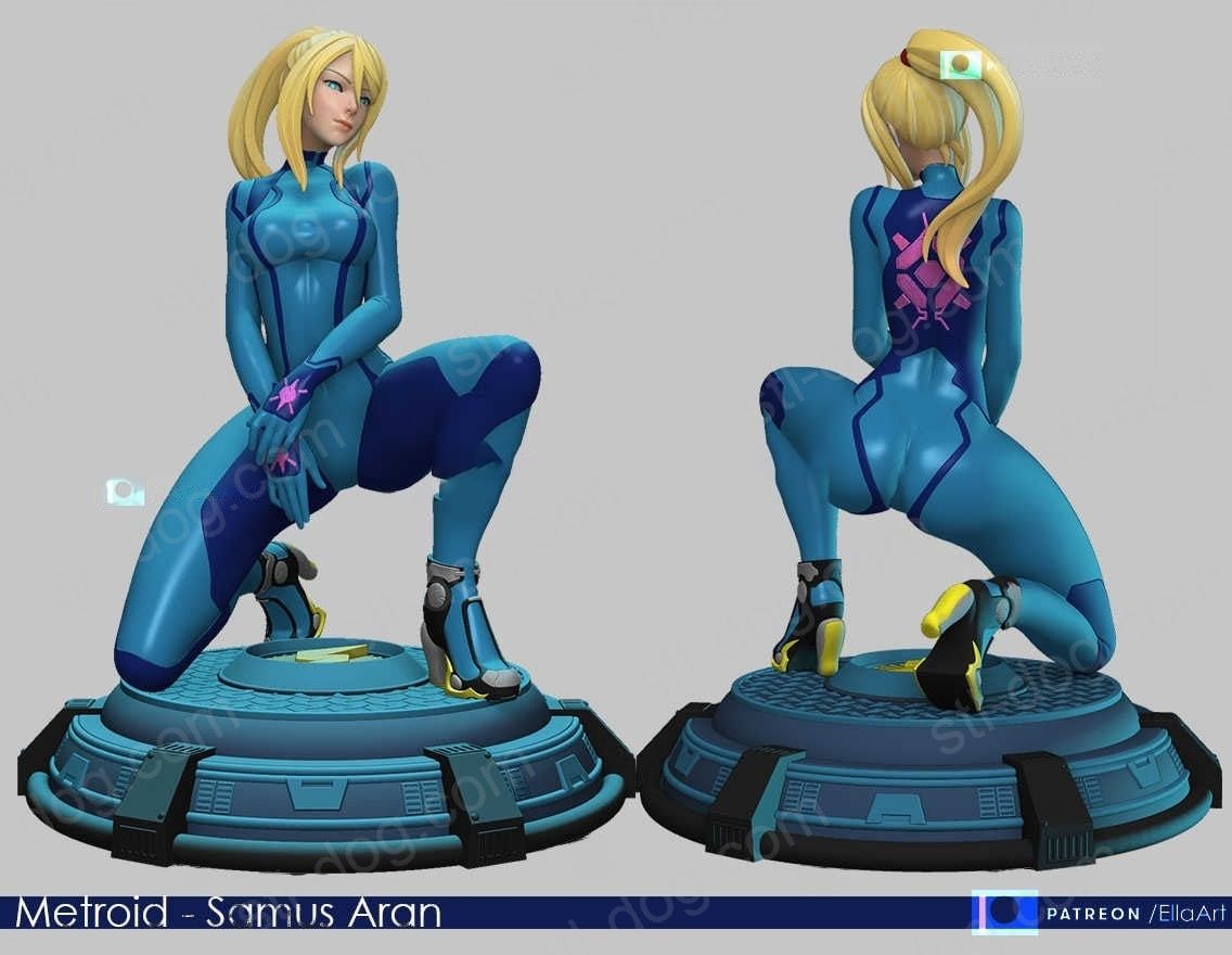 银行战士 萨姆斯·阿兰(Samus Aran) 3D打印图纸